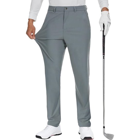 JWM Men's Golf Dress Pants Lightweight & Quick-Dry