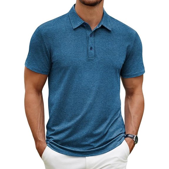 COOFANDY Men's Quick Dry Polo Shirt