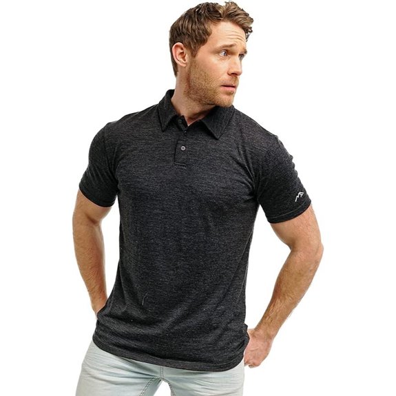 Merino Wool Polo Shirt for Men