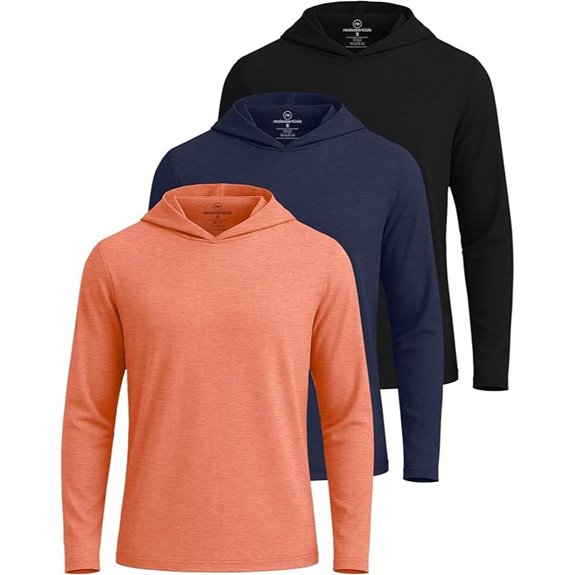 men s moisture wicking hoodie pack