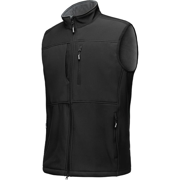 Outdoor Ventures Men's Windproof Fleece-Lined Running Vest