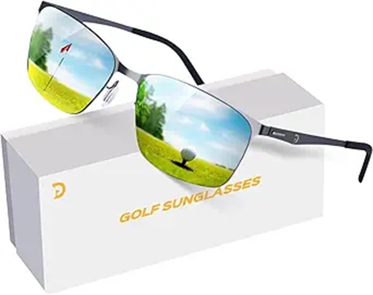 Golf Sunglasses for Men with Polarized UV400 Lenses