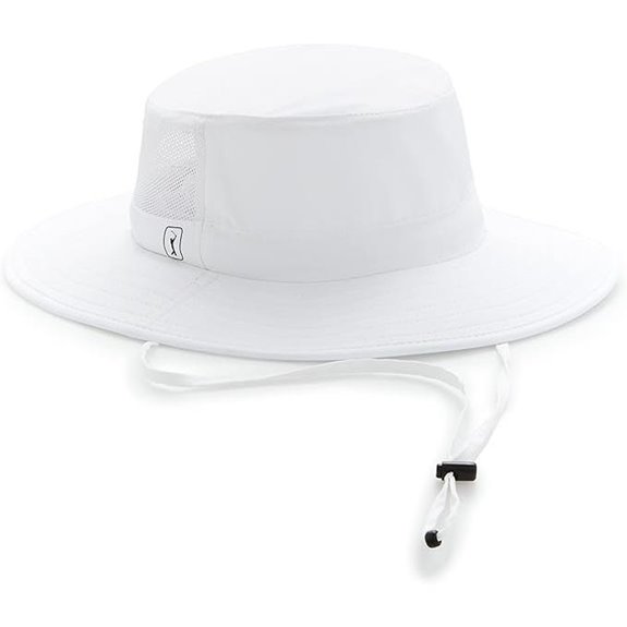 PGA TOUR Men’s Solar Golf Bucket Hat with Chin Strap