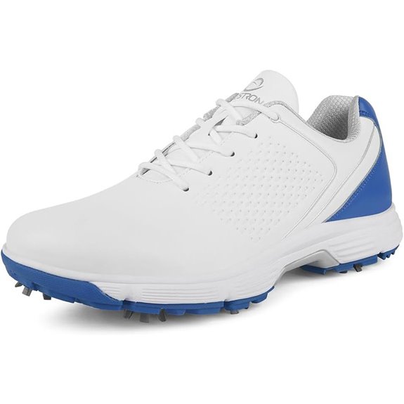 THESTRON Men's Non-Slip Golf Shoes with Spikes