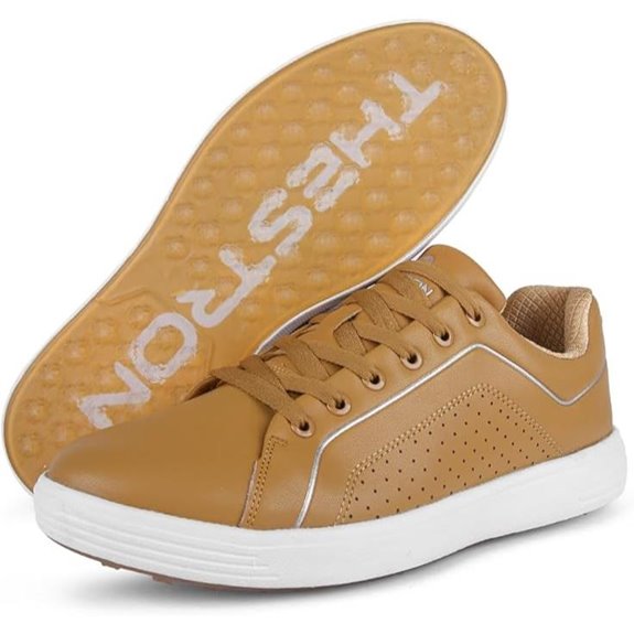 THESTRON Men's Non-Slip Golf Sneakers