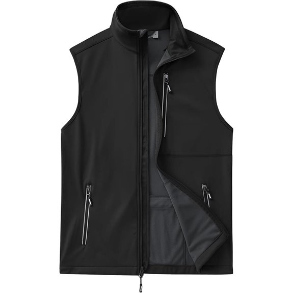 men s windproof softshell vest