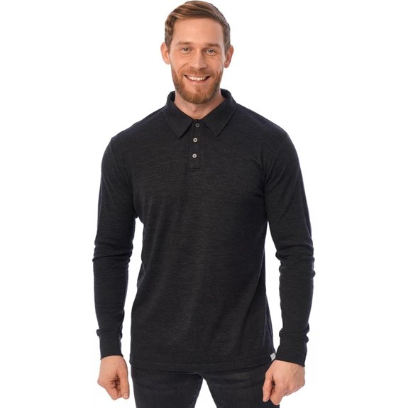 Merino.tech Men’s Merino Wool Polo Shirt