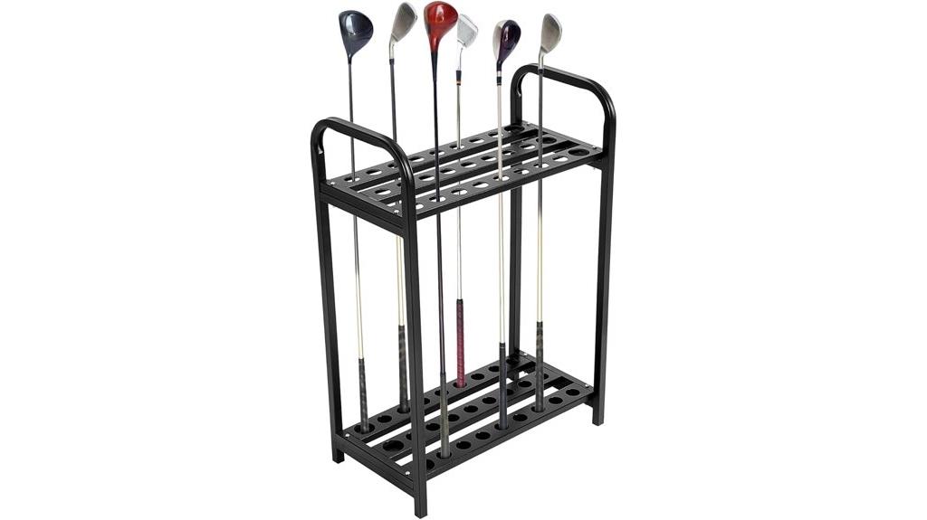 metal golf club organizer