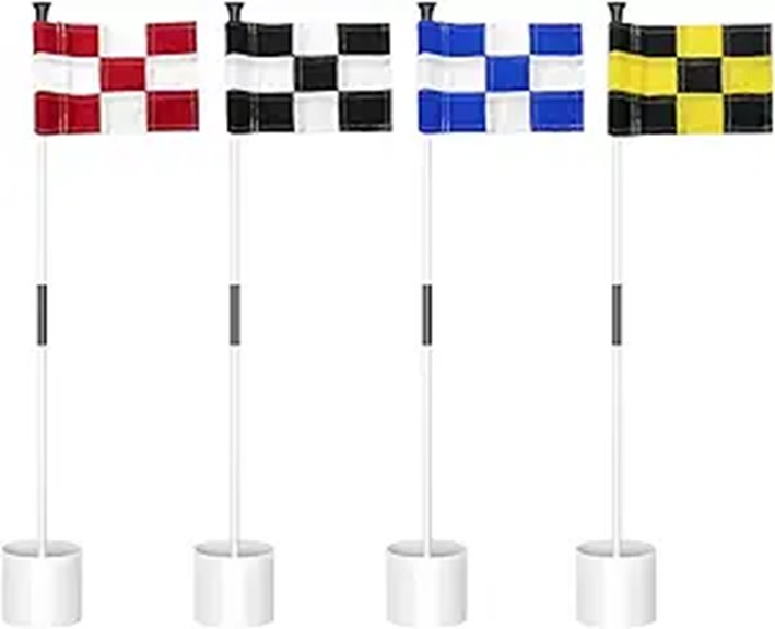 mini golf flagstick set