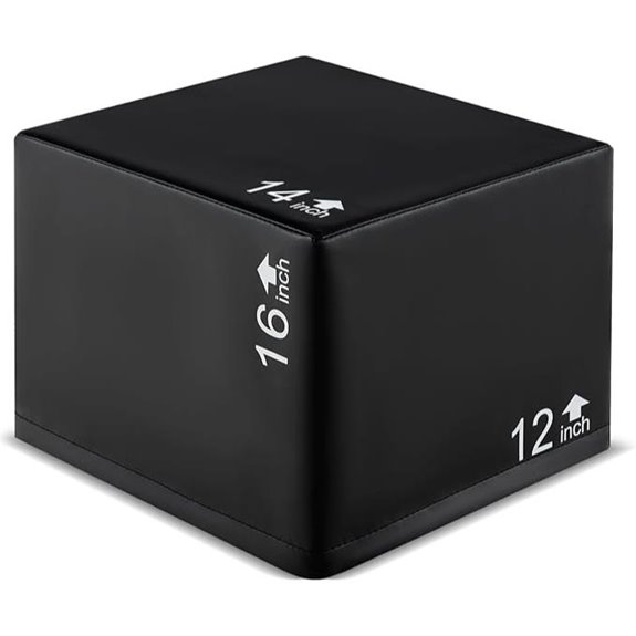 GYMAX 3-in-1 Plyometric Jump Box with Non-Slip Cover