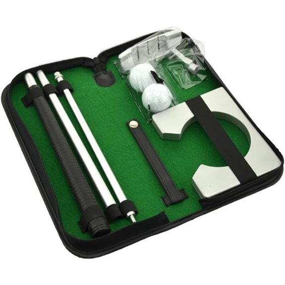 Neon Portable Golf Putter Set for Indoor Practice