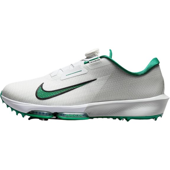 Nike Infinity Tour BOA 2 Golf Shoes (Wide) (White/Photon Dust/Malachite)