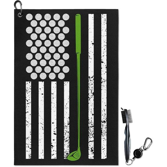 patriotic golf towel set