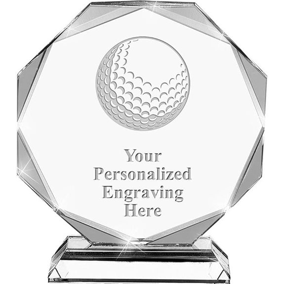 personalized golf ball trophy