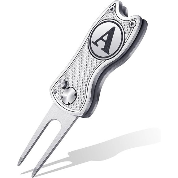 Monogrammed Golf Divot Repair Tool with Ball Marker