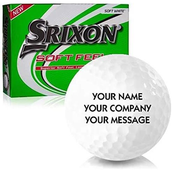 Srixon Soft Feel 12 Personalized Golf Balls White