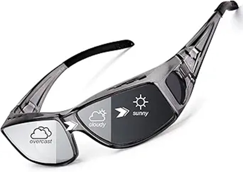 LVIOE Photochromic Polarized Over-Rx Sunglasses UV400