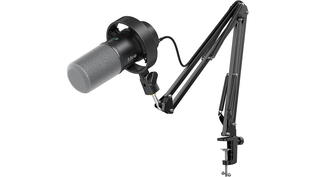 podcast microphone with arm