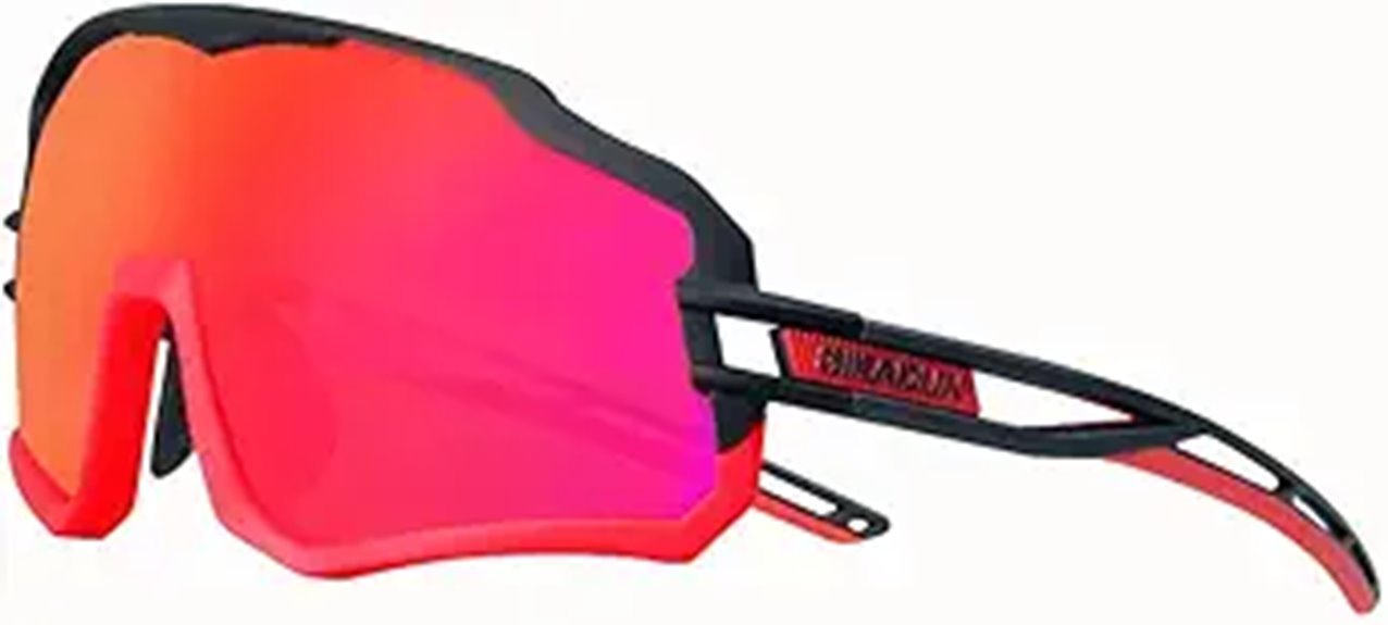 polarized cycling sports sunglasses