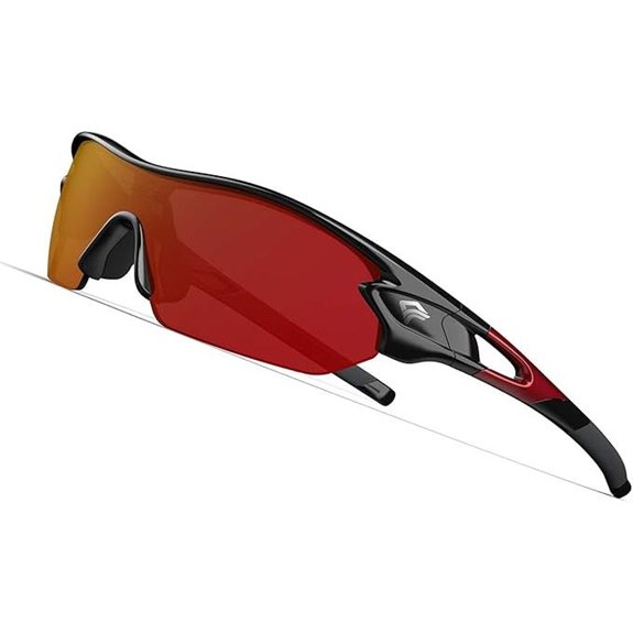 TOREGE Polarized Sports Sunglasses for Men Women
