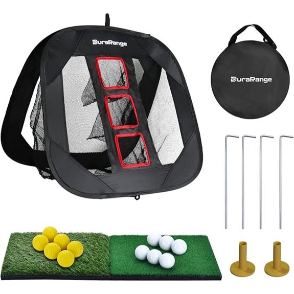 Pop-Up Golf Chipping Net for Practice & Training