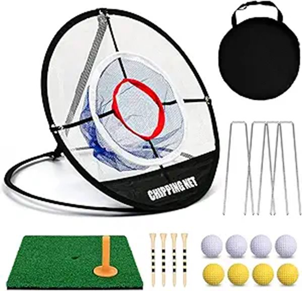 Pop Up Golf Chipping Net & Mat Set