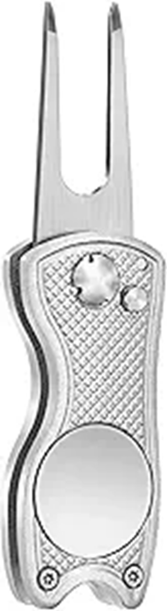 Mile High Life Metal Foldable Golf Divot Tool Set