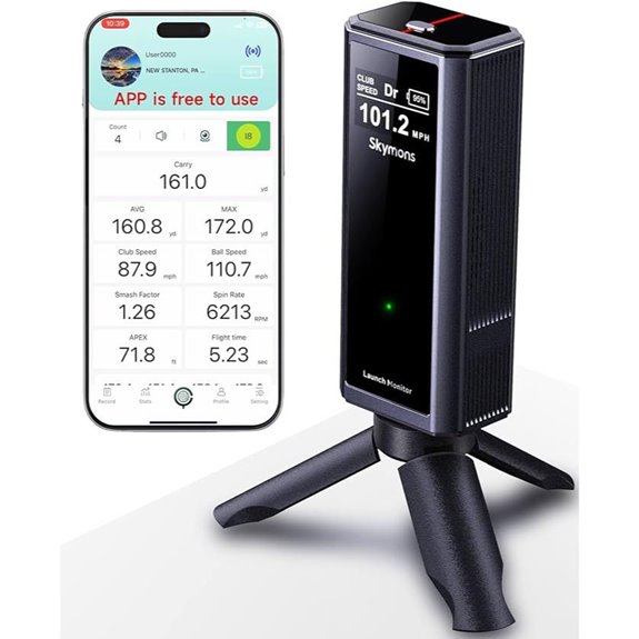 Portable Golf Launch Monitor & Swing Analyzer