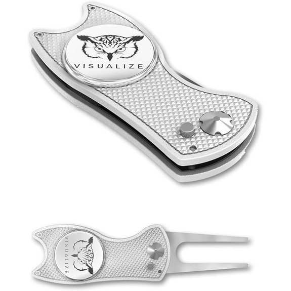 VISUALIZE Elite Switchblade Golf Divot Repair Tool Set