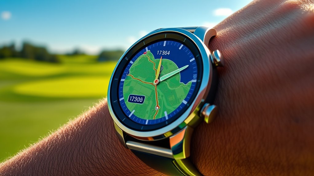 premium golf watch features