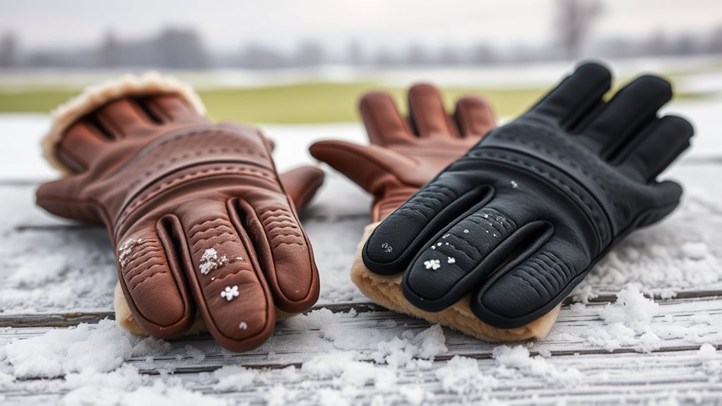 premium winter golf mitts