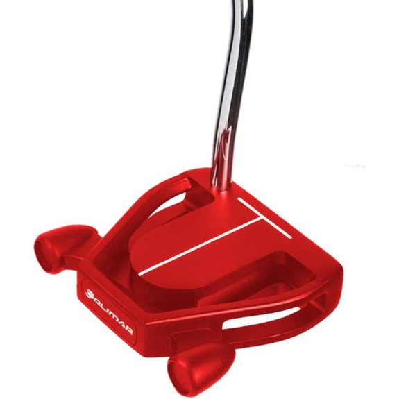 Orlimar Golf F80 Mallet Putter Red/Black with Oversize Putter Grip