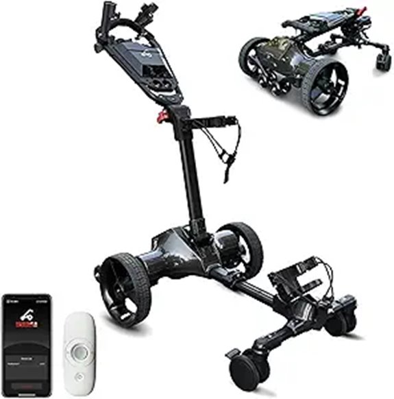 Electric Golf Cart with Remote Control and Auto-Follow