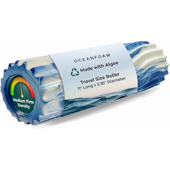Oceanfoam Ripple Travel Foam Roller (Royal Marbled)
