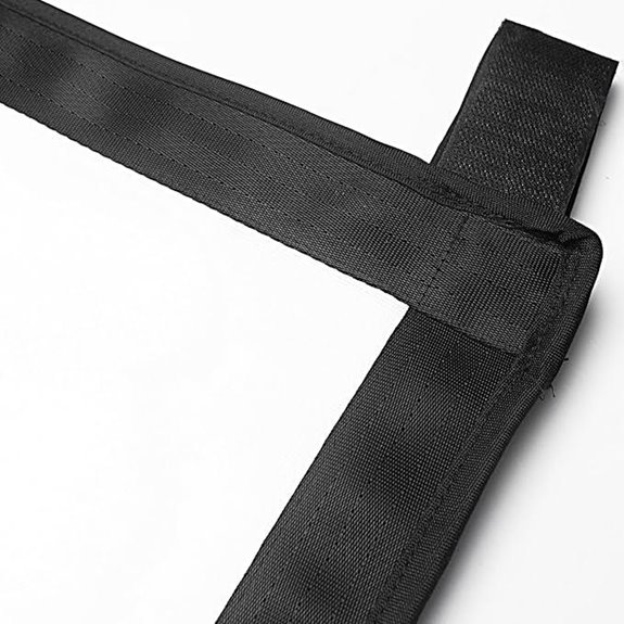 Ultra-Quiet Golf Impact Screen with Reinforced Straps