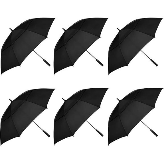 MRTLLOA 6 Pack Oversized Golf Umbrellas