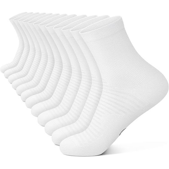 six pair compression socks