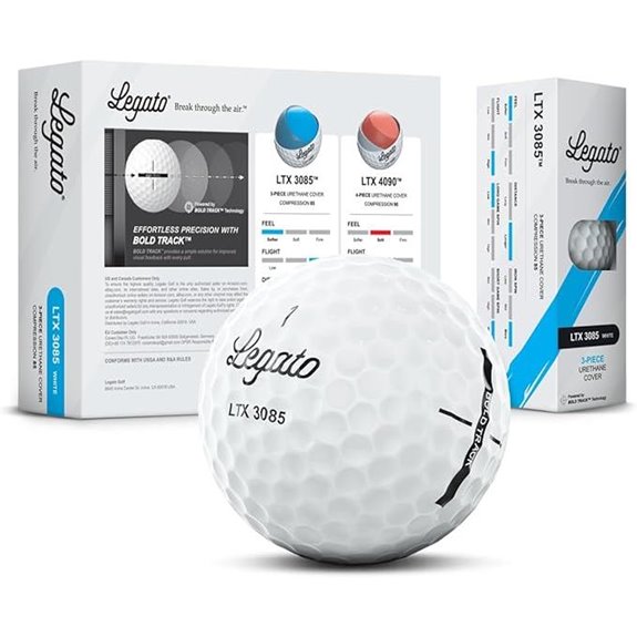 Legato Golf Balls LTX3085 3-Piece Soft Feel