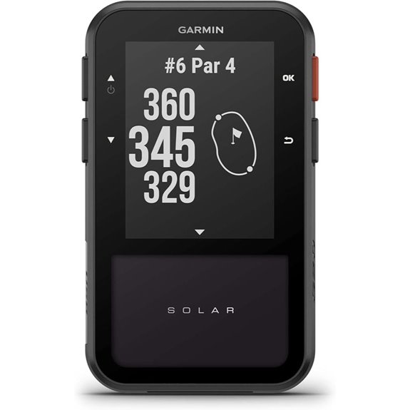 solar gps golf device