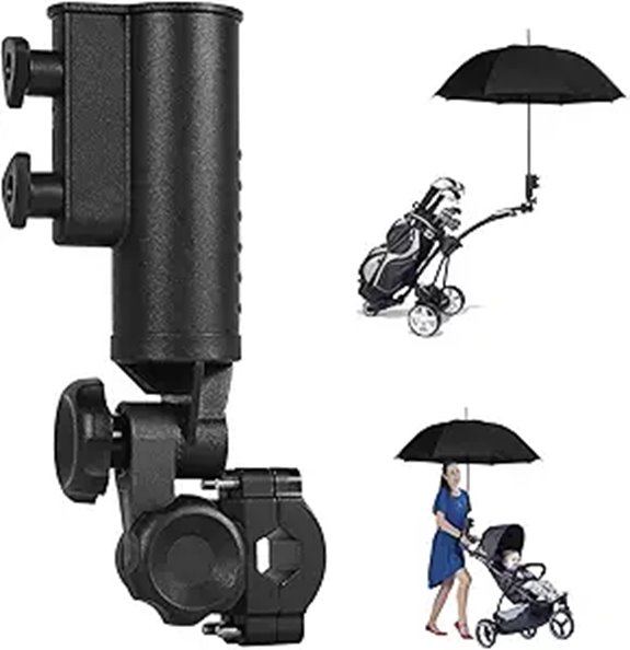 Heavy Duty Golf Push Cart Umbrella Holder