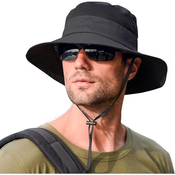 UPF 50+ Wide Brim Sun Hat for Men Women