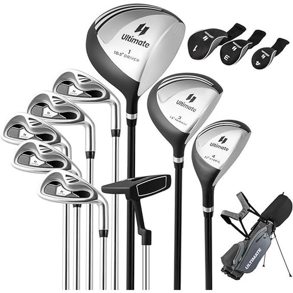 Tangkula Men's Complete Golf Clubs Set (10 Pieces)