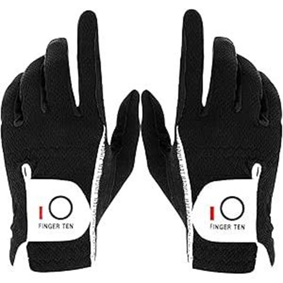 Finger Ten Men's Golf Rain Gloves (Pair)