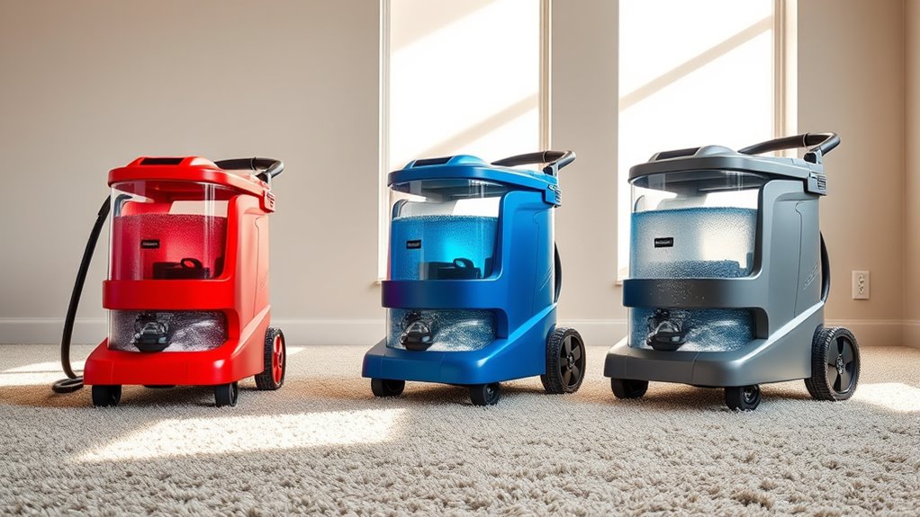 top commercial carpet extractors