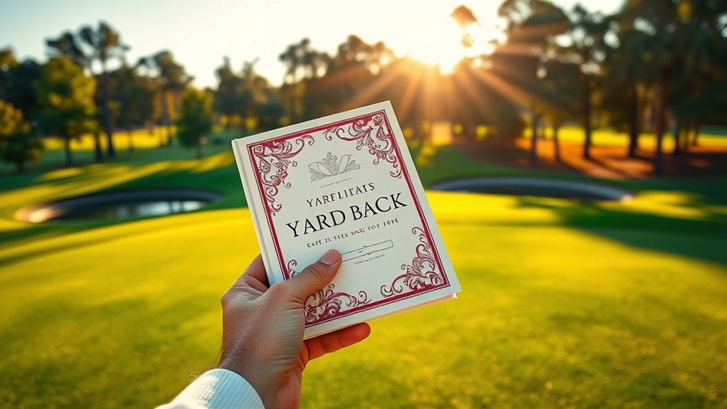 top custom golf yardage books