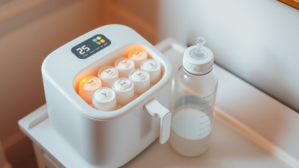 top dispensers with temperature control