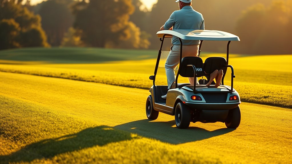 top electric caddies with follow mode