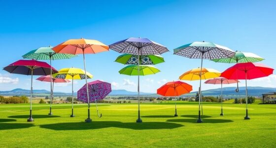 top fiberglass golf umbrellas