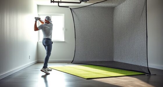 top garage corner golf nets