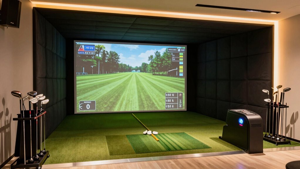 top garage golf simulator ideas